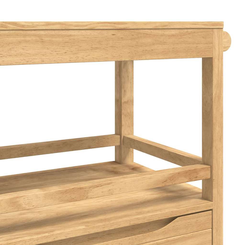 Konyhai kocsi floro faggyú barna 72,5 x 45 x 80 cm