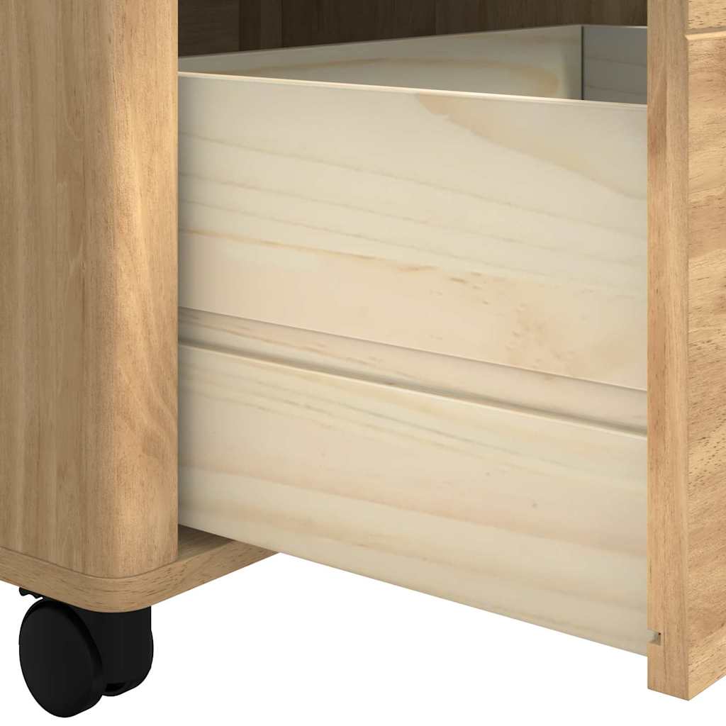 Konyhai kocsi floro faggyú barna 72,5 x 45 x 80 cm