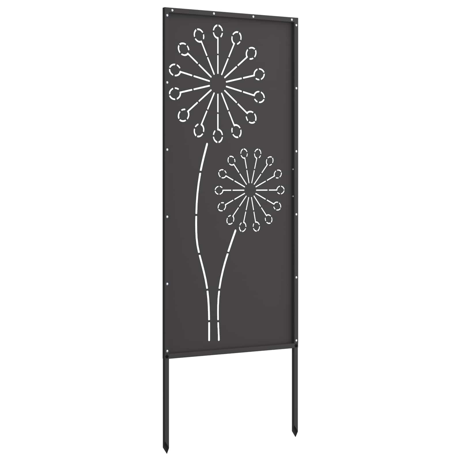 Kertvédő vászon fekete 50 x 140 cm hidegen hengerelt acél