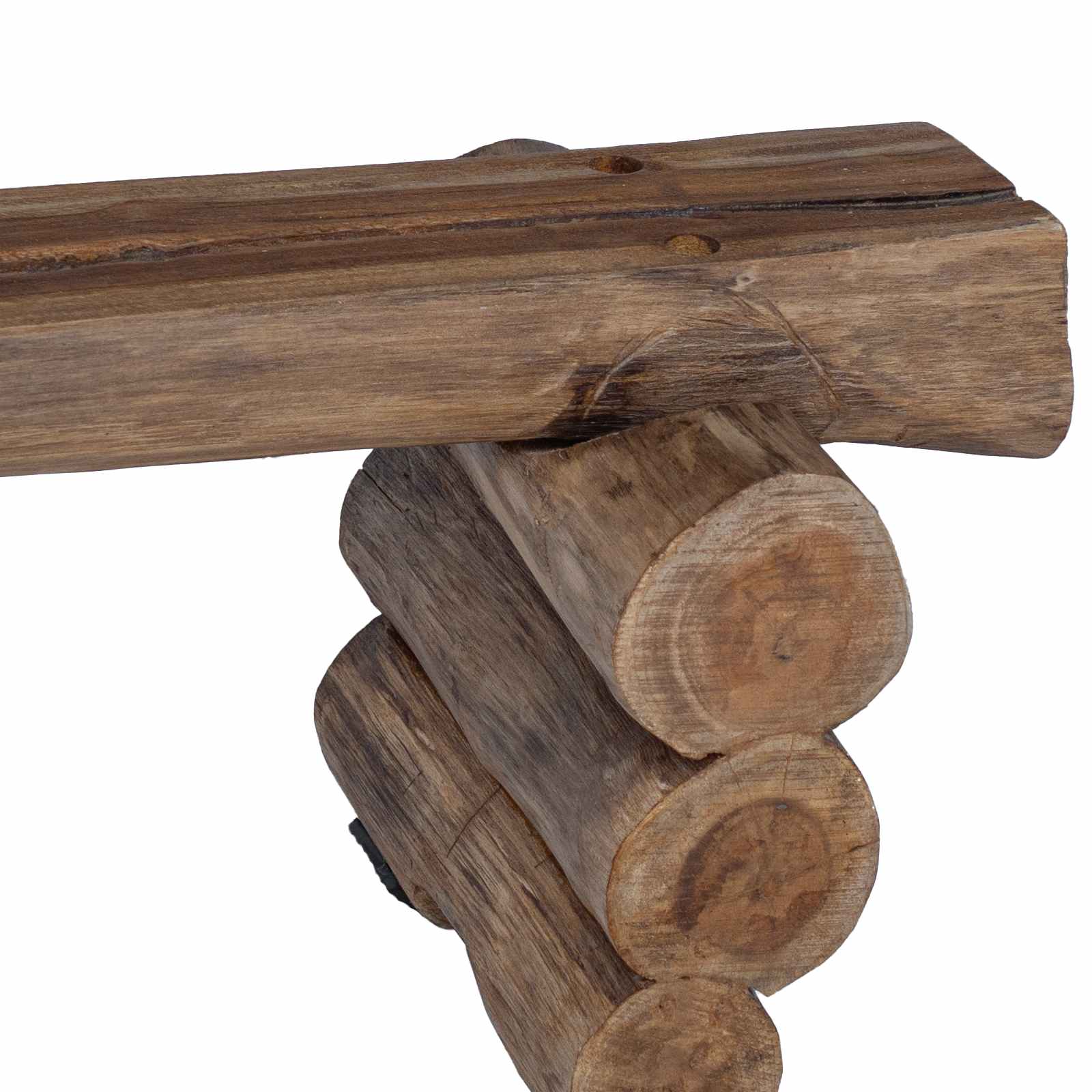 Pad természetes 110 x 30 x 34 cm tömör teakfa