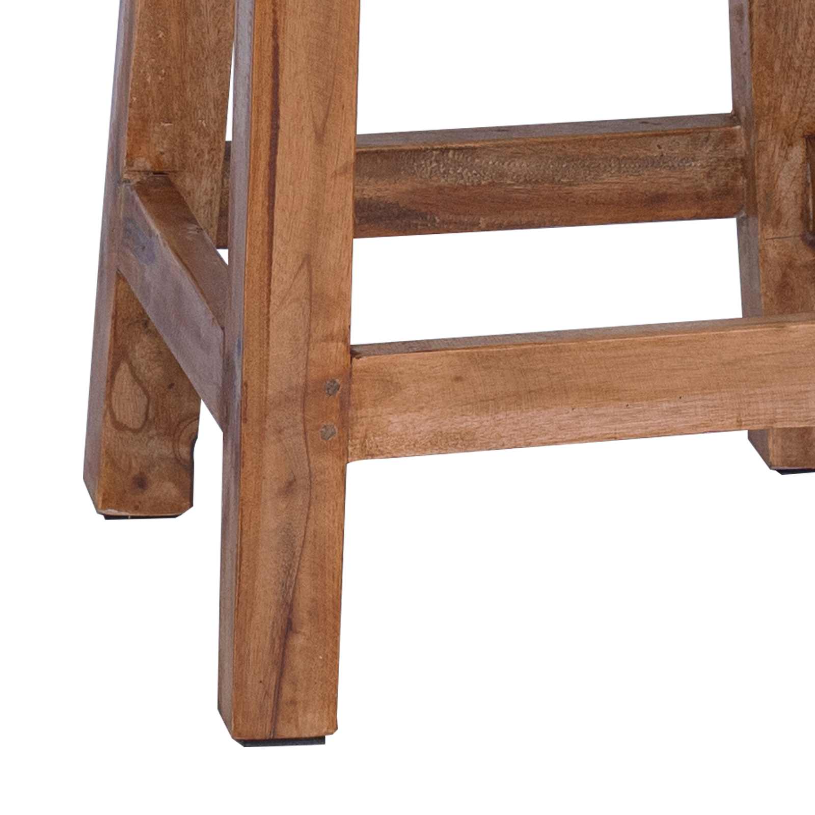 Zsámoly természetes 30 x 30 x 47 cm mahagóni fa