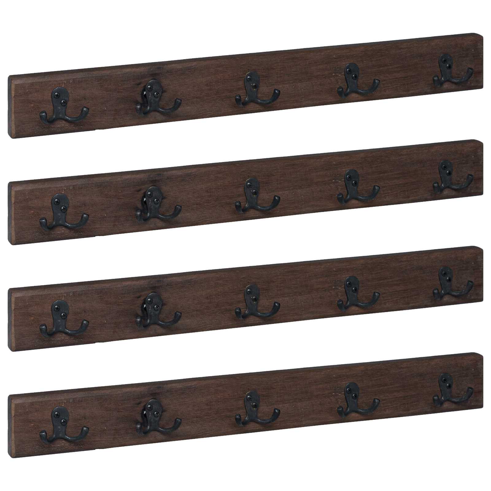 Fogas barna 60 x 7 x 8 cm szilárd újrahasznosított fa