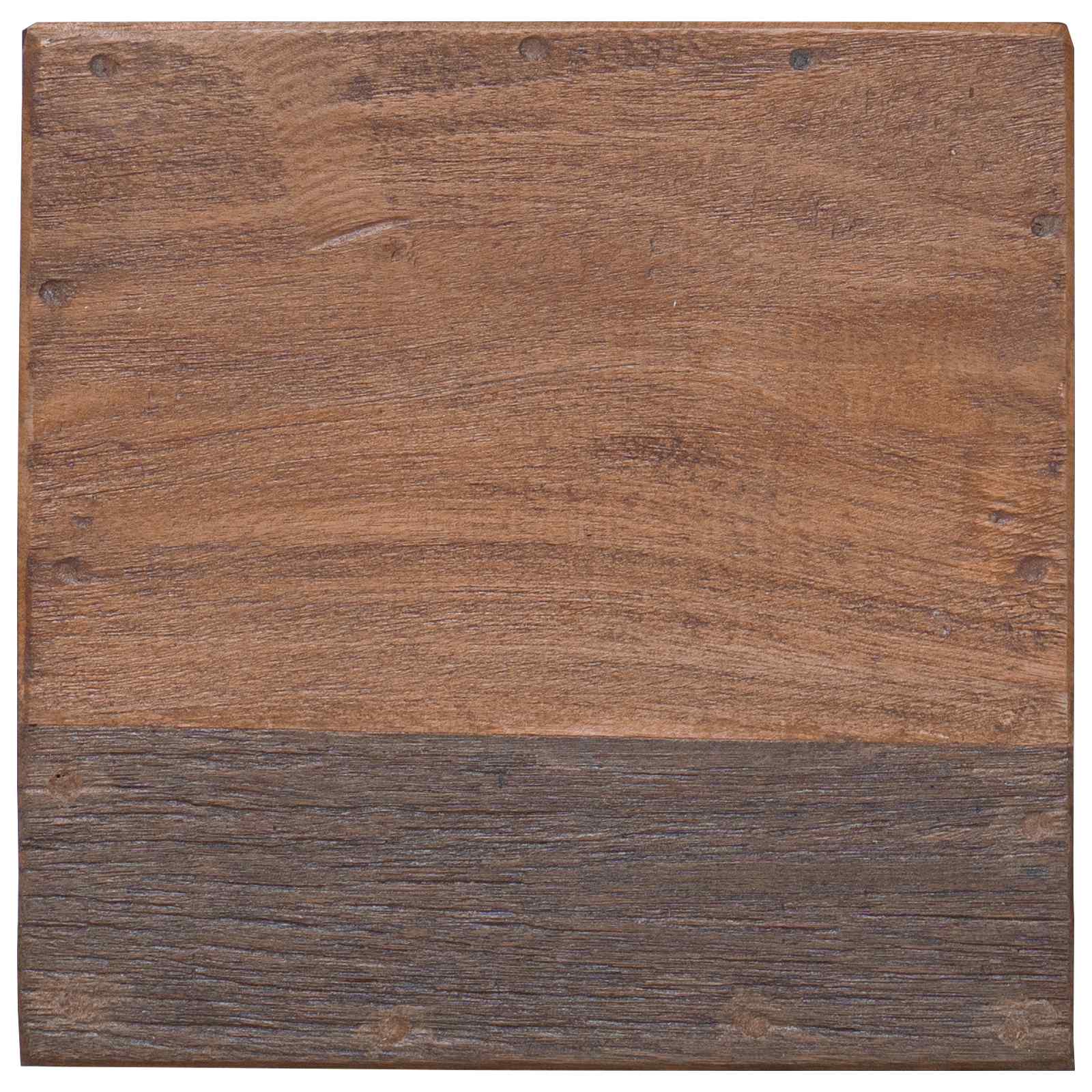 Zsámoly természetes 29 x 29 x 48 cm tömör újrahasznosított fa