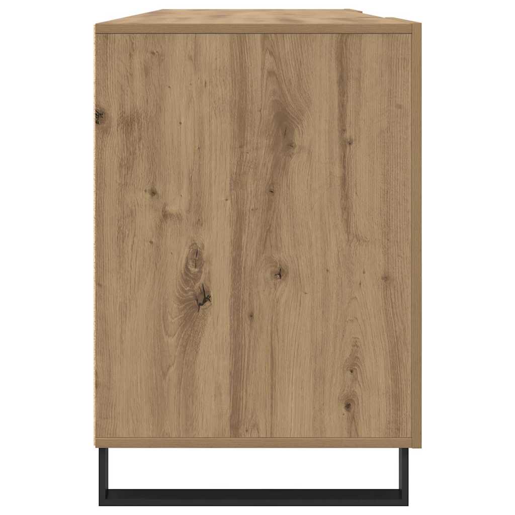 Asztal polcokkal kézműves tölgy 140 x 50 x 75 cm faanyag Asztal polcokkal kézműves tölgy 140 x 50 x 75 cm faanyag