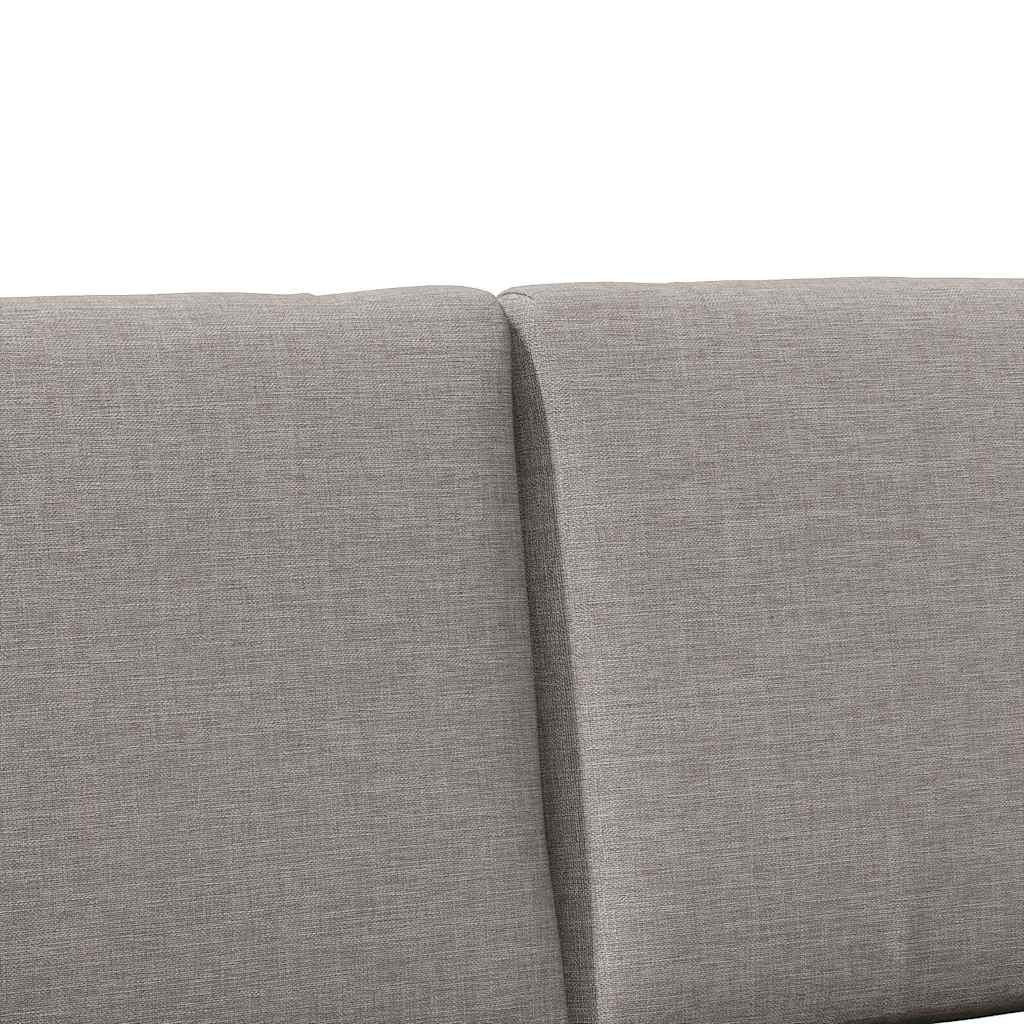 Kárpitozott fejtámla tópszínű 180 cm tömör fenyőfa