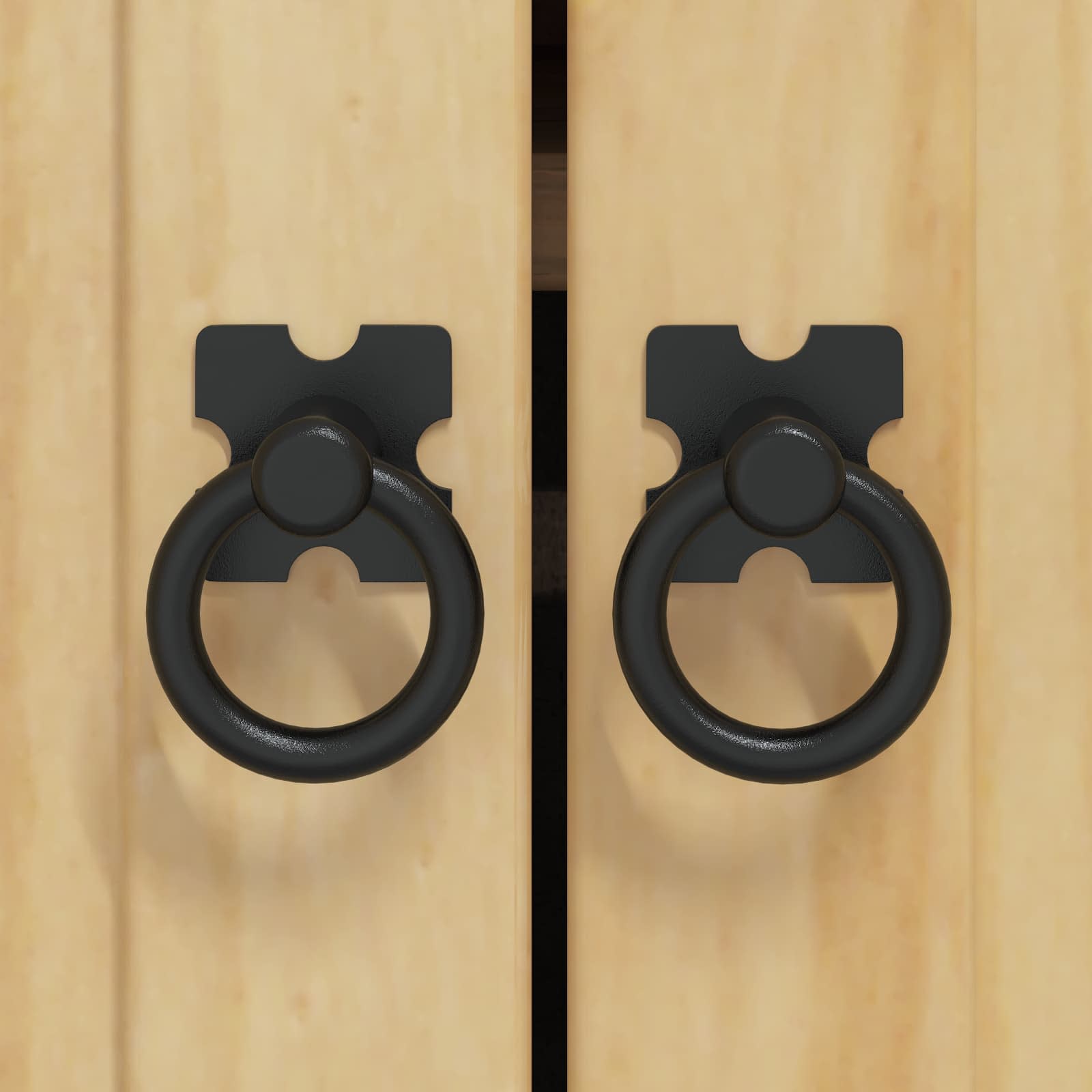 Cabinet polcokkal tárolóval ajtóval 4 pcs méz tömör fenyőfa