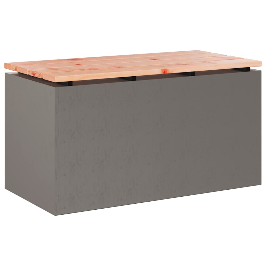 Kerti pad rozsdás 80 x 40 x 43 cm időjárásálló acél