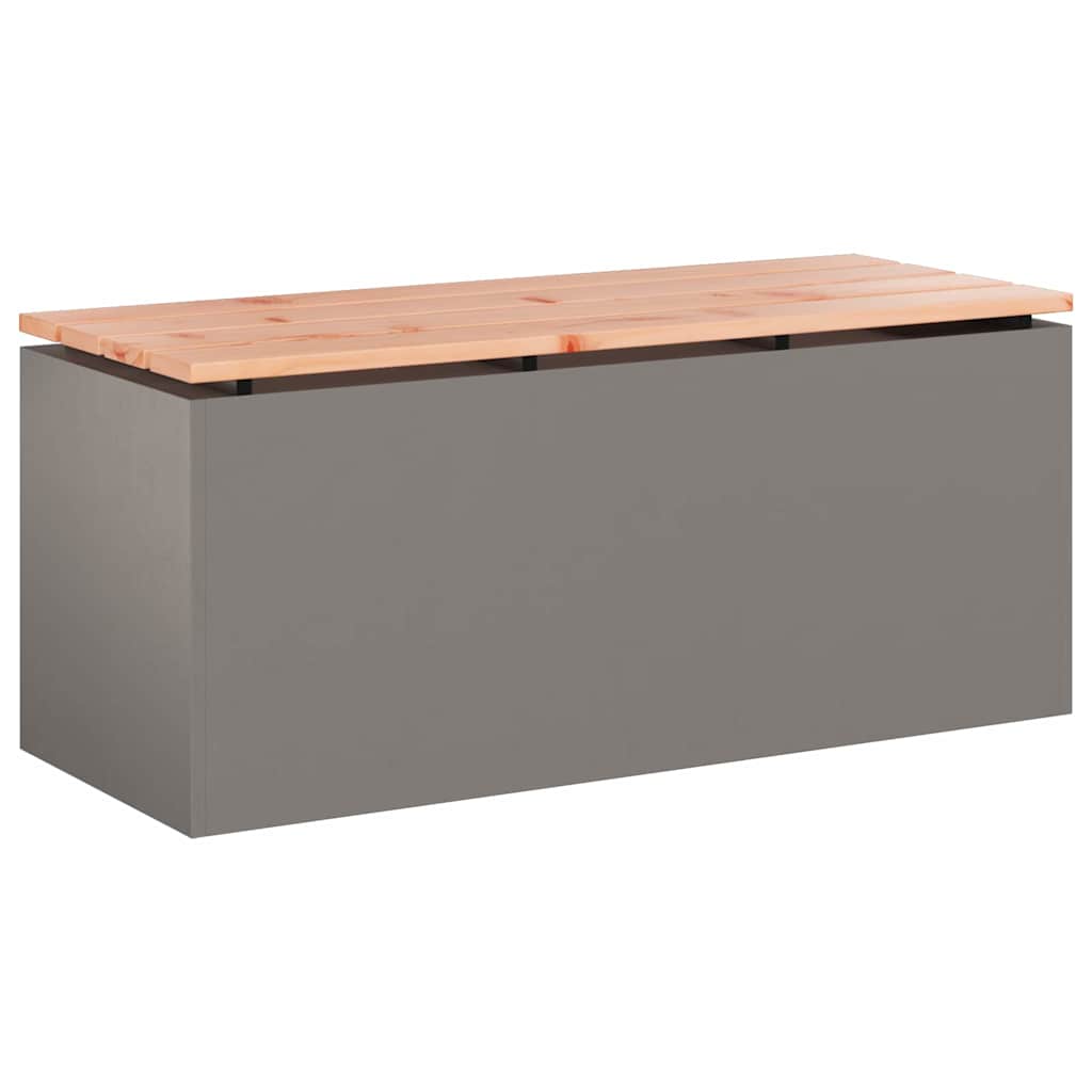 Kerti pad rozsdás 100 x 40 x 43 cm időjárásálló acél Kerti pad rozsdás 100 x 40 x 43 cm időjárásálló acél