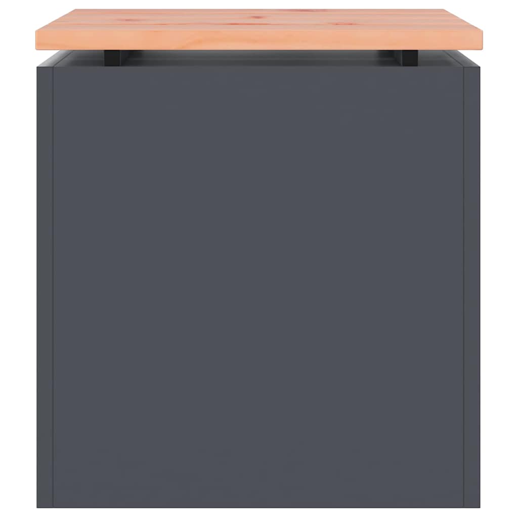 Kerti pad antracit 40 x 40 x 43 cm acél Kerti pad antracit 40 x 40 x 43 cm acél