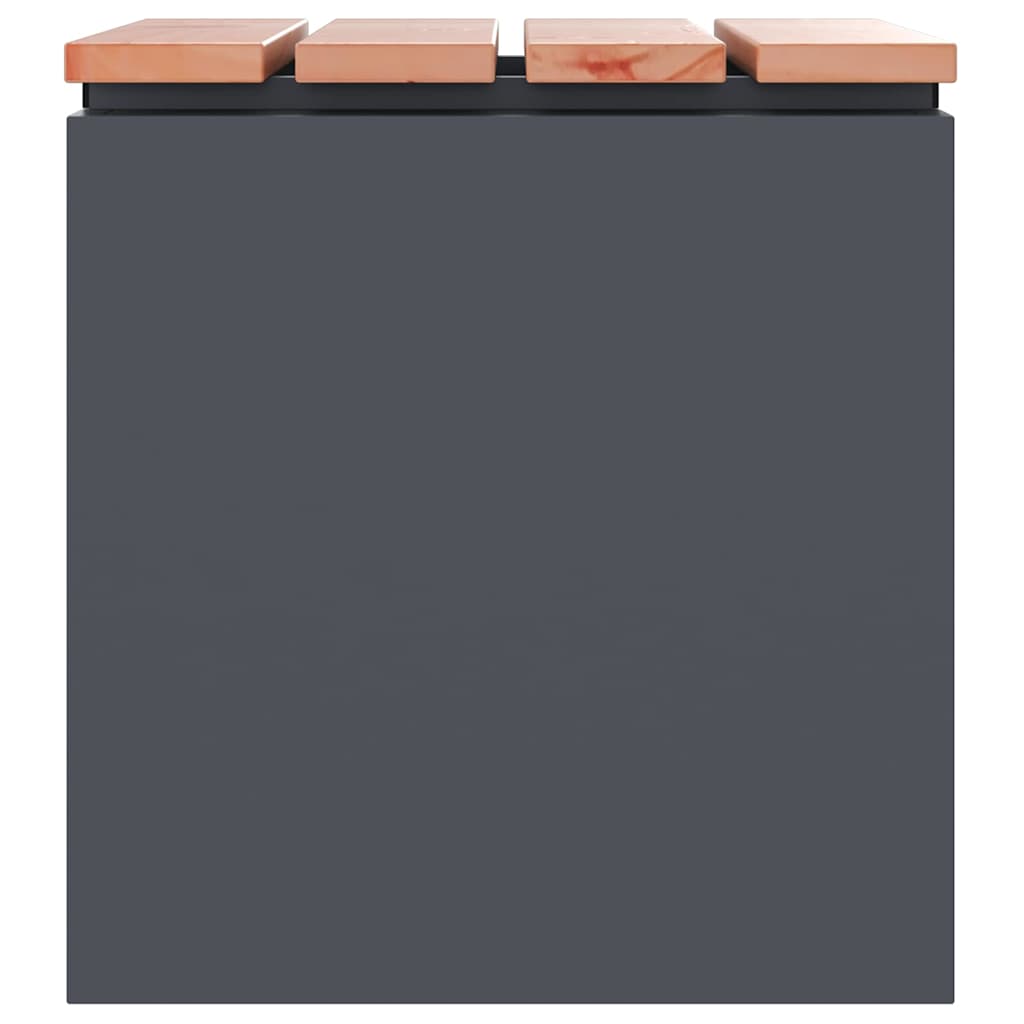 Kerti pad antracit 40 x 40 x 43 cm acél Kerti pad antracit 40 x 40 x 43 cm acél