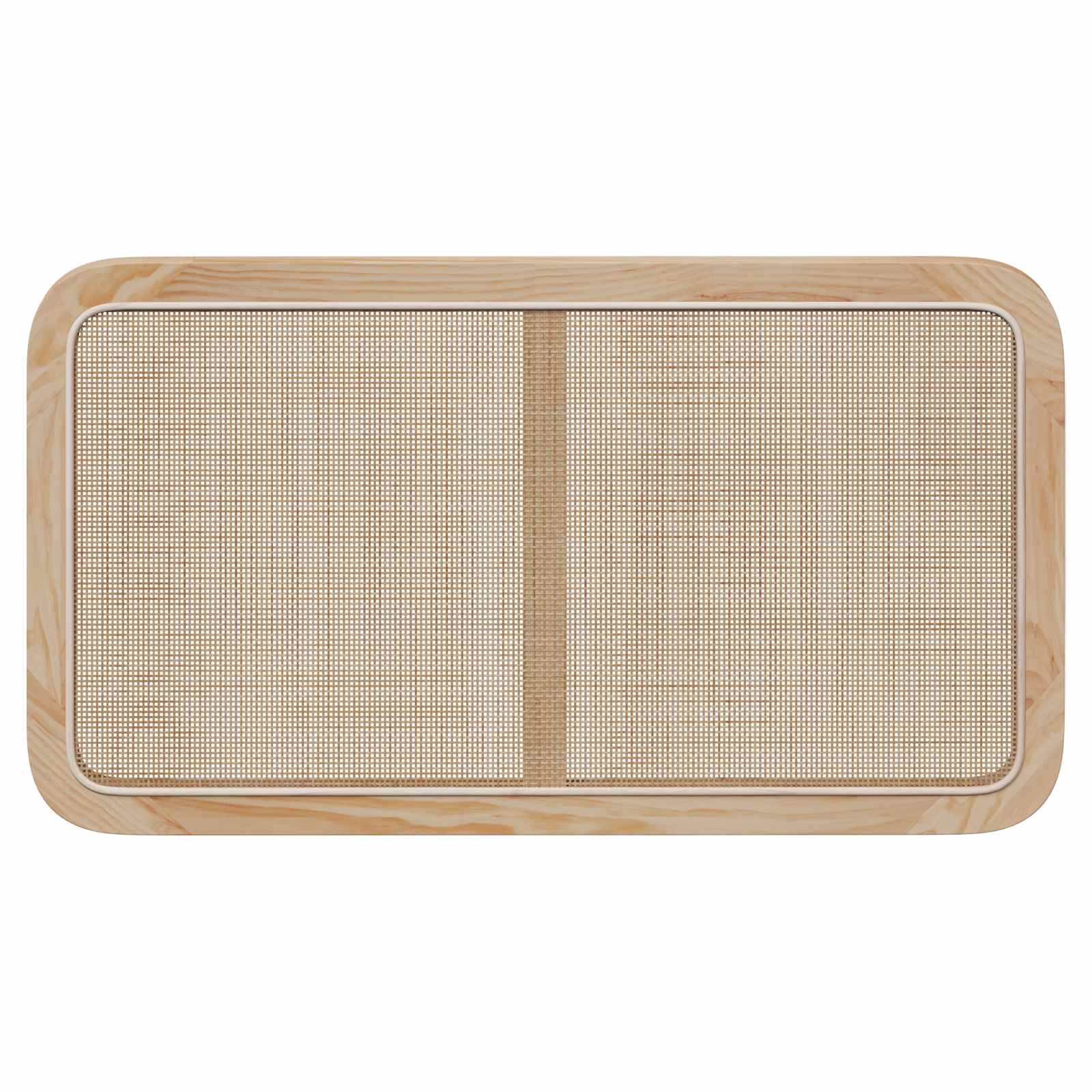 Fejtámla fejtámlával természetes 100 x 55 x 3 cm rattan