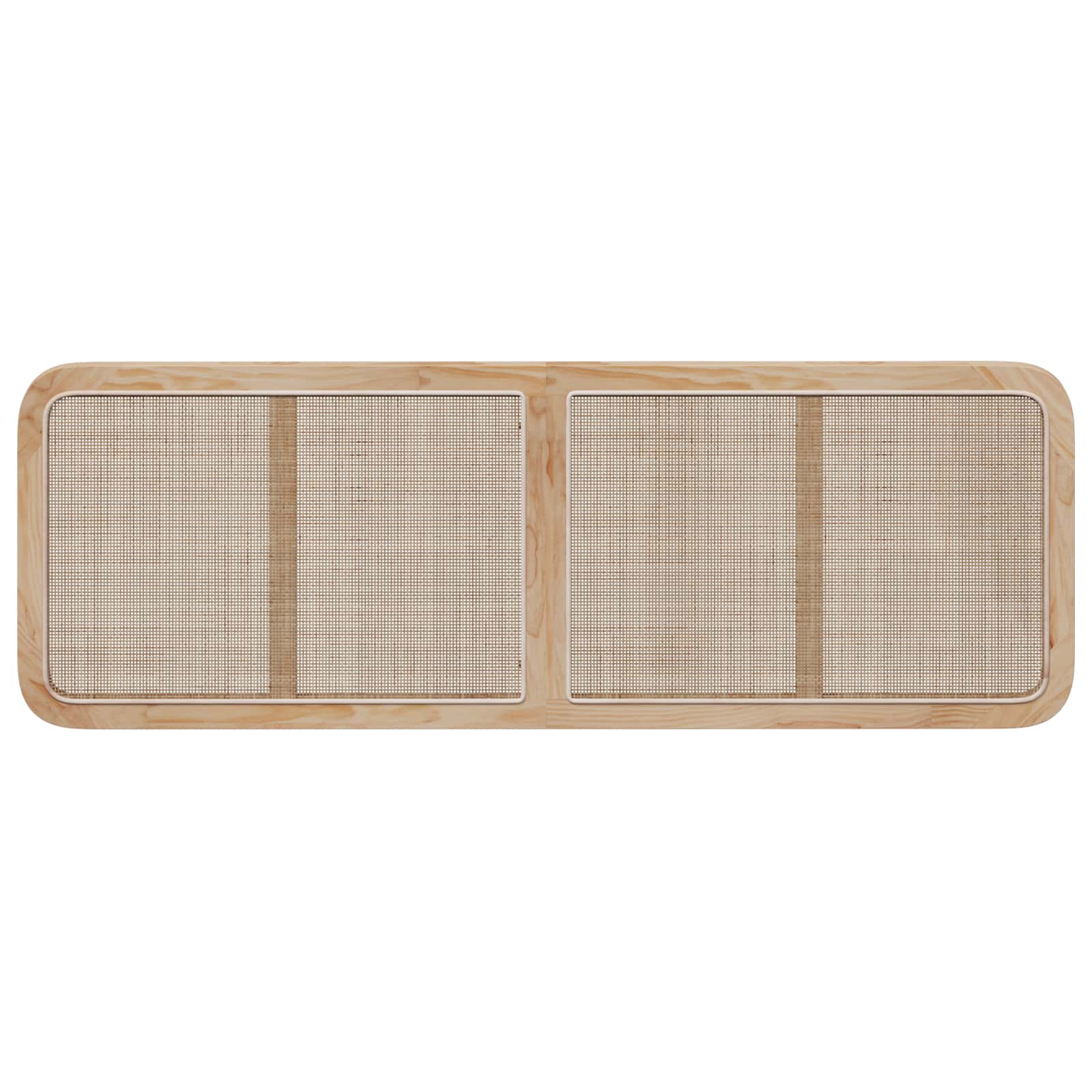 Fejtámla fejtámlával természetes 160 x 55 x 3 cm rattan