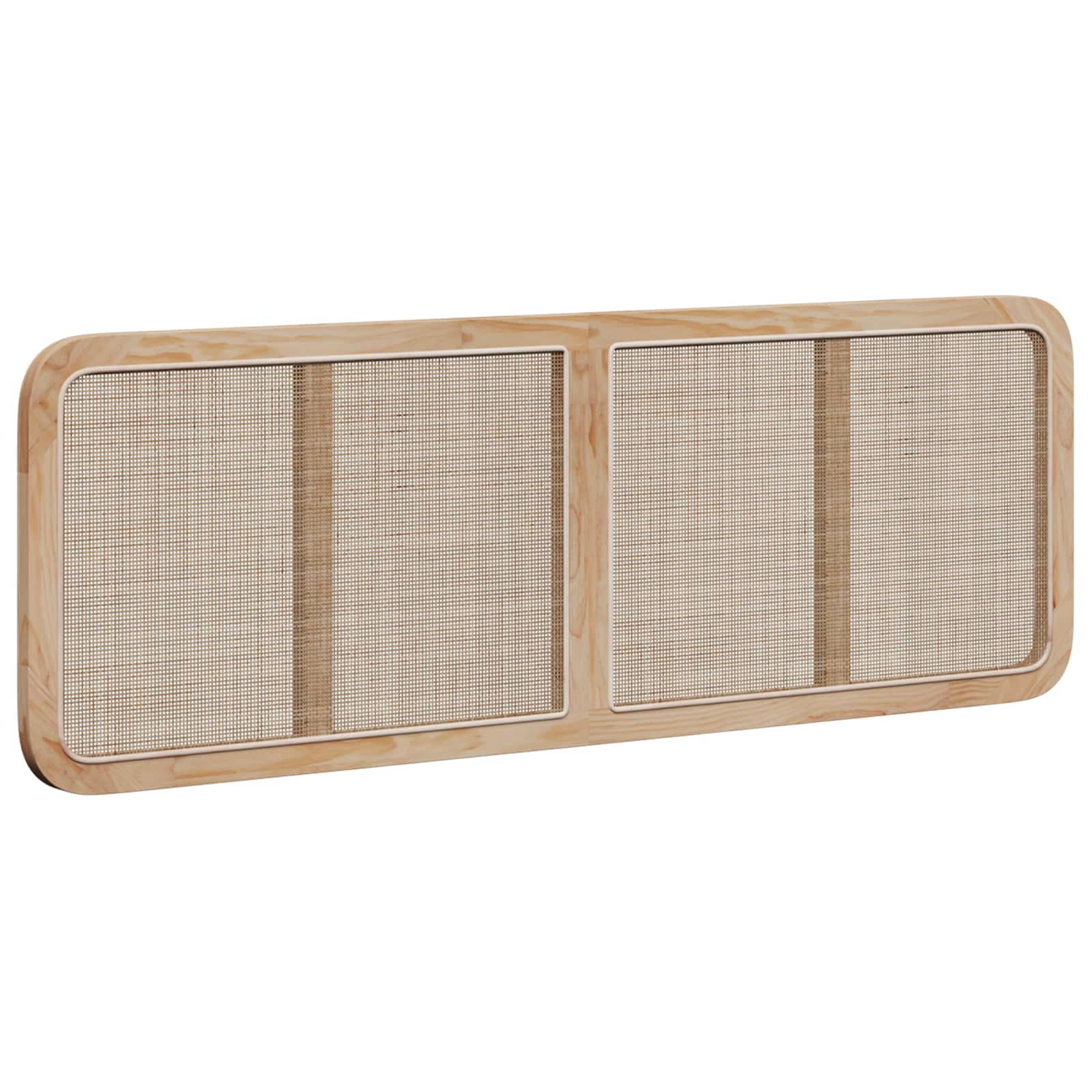 Fejtámla fejtámlával természetes 160 x 55 x 3 cm rattan