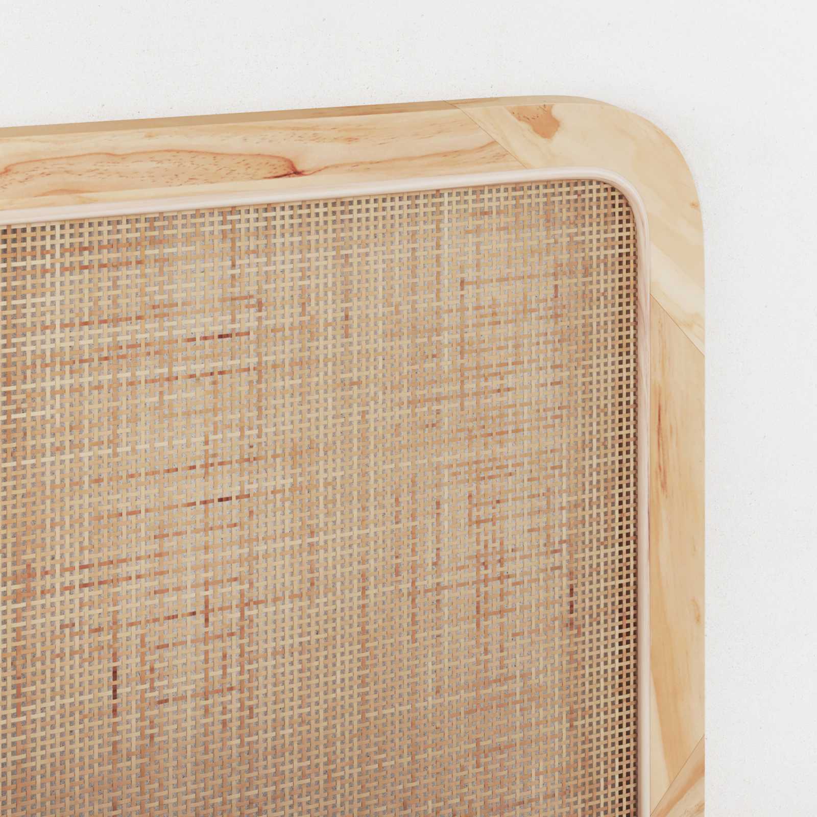Fejtámla fejtámlával természetes 180 x 55 x 3 cm rattan
