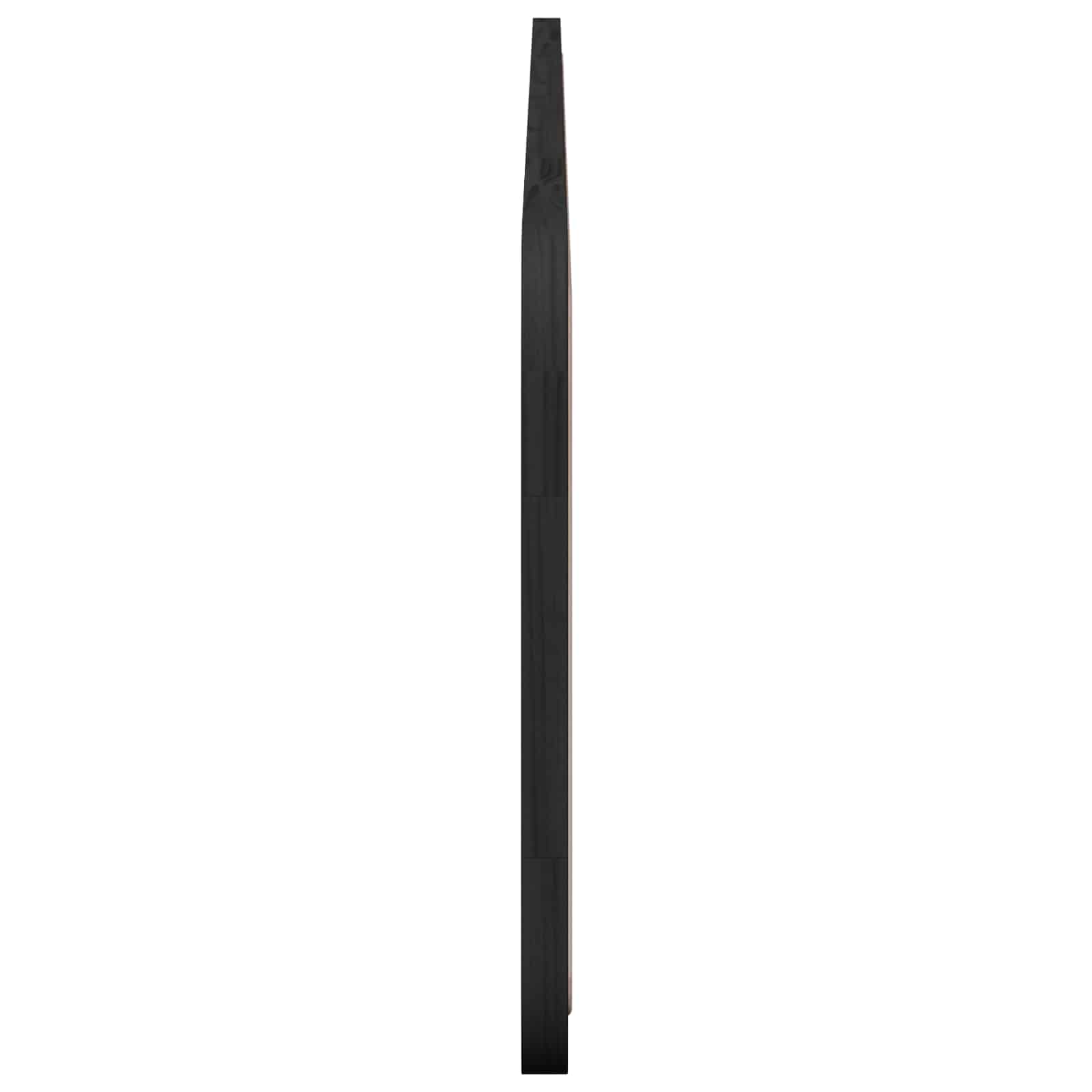 Fejtámla fejtámlával fekete 200 x 55 x 3 cm rattan