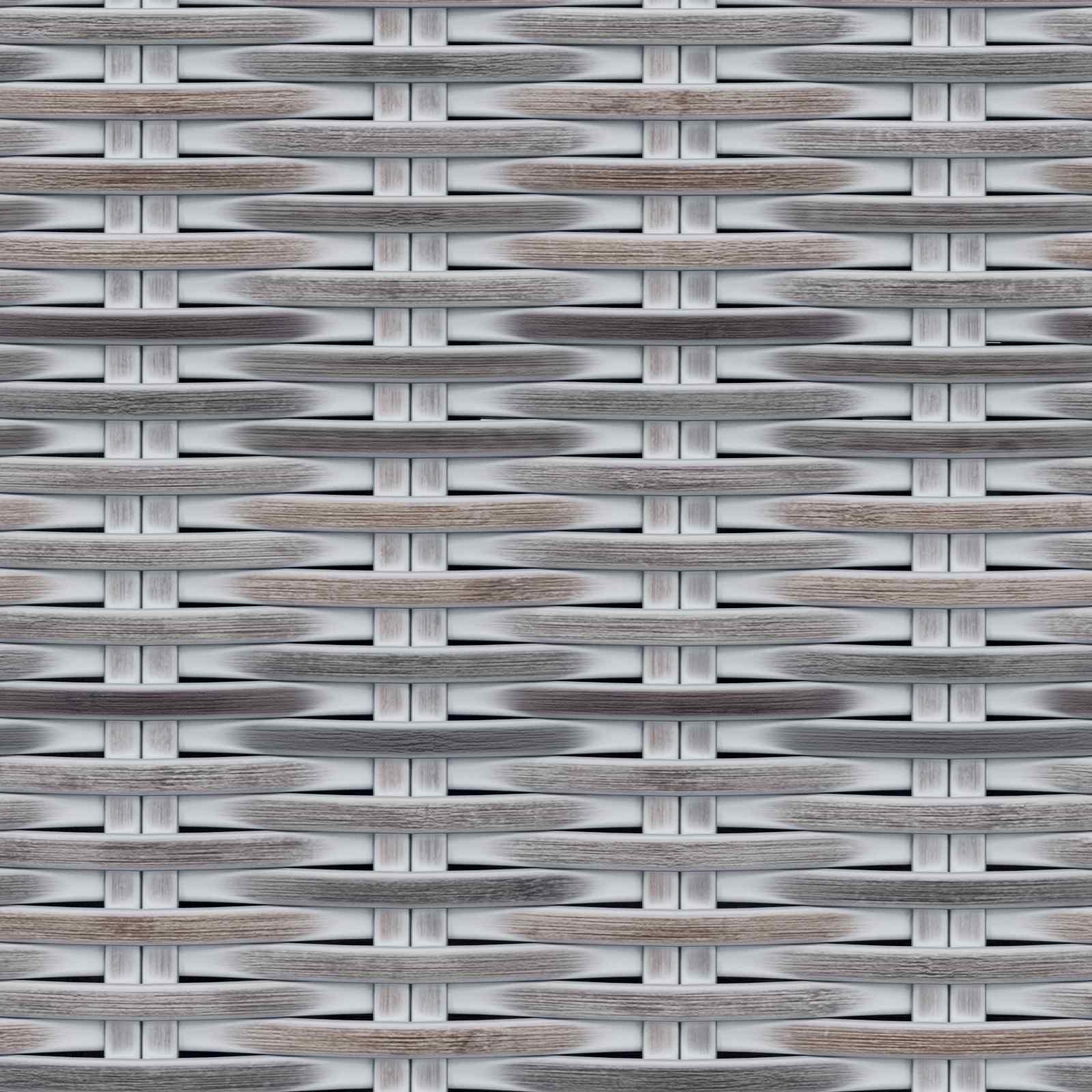 Tárolópad párnával fehér mosás 110 x 40 x 50 cm rattan