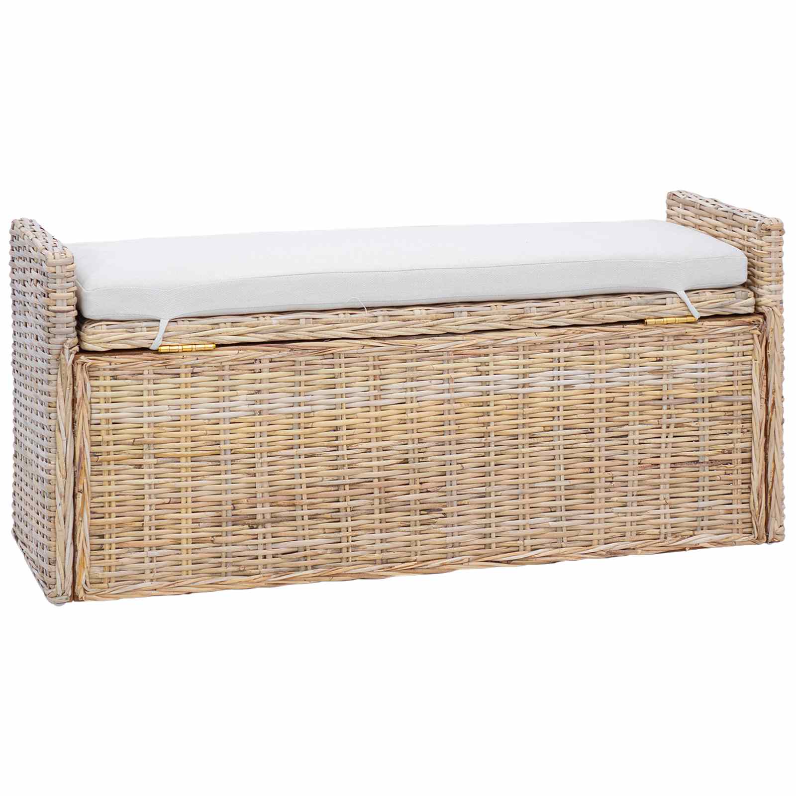 Tárolópad gendt természetes 110 x 40 x 50 cm rattan