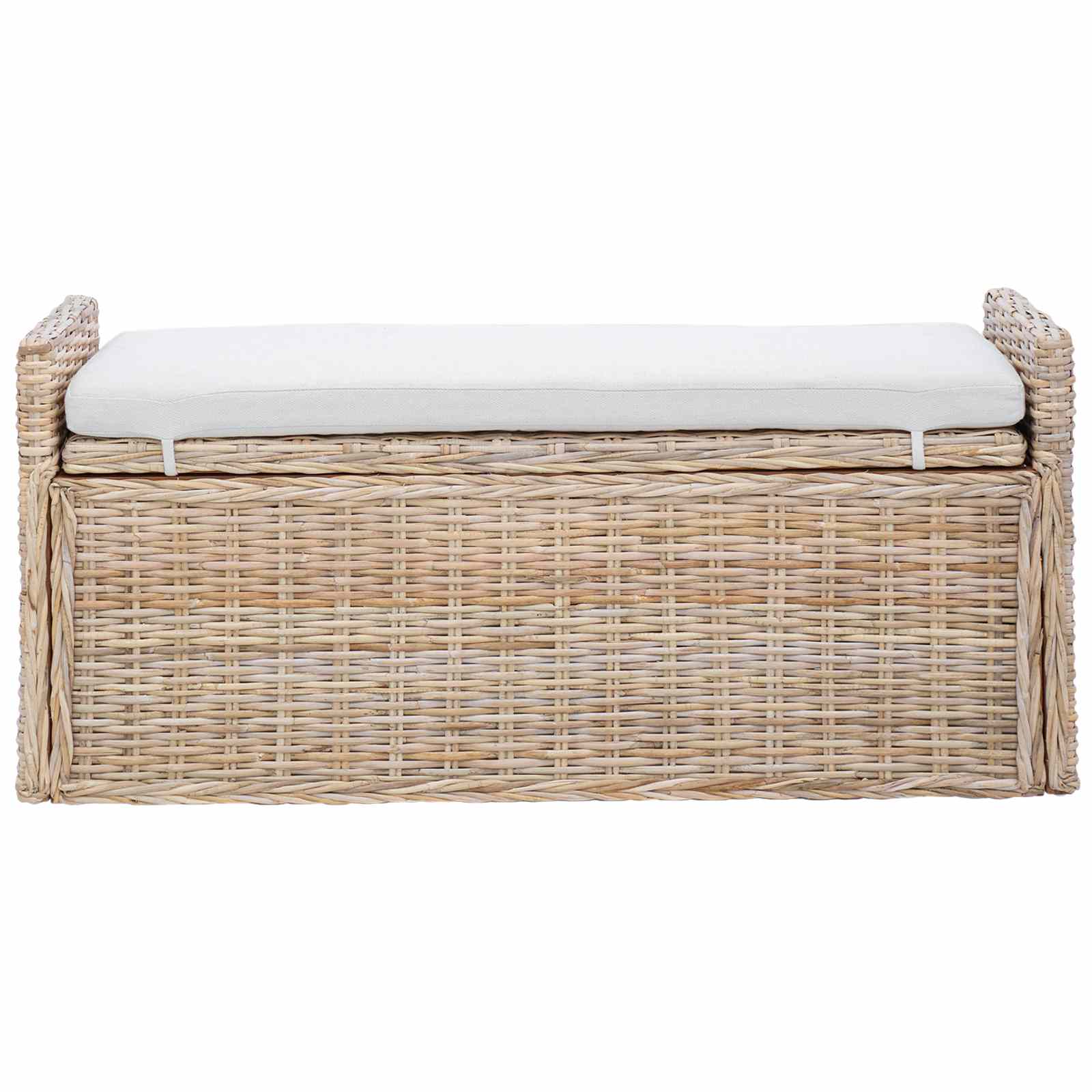 Tárolópad gendt természetes 110 x 40 x 50 cm rattan