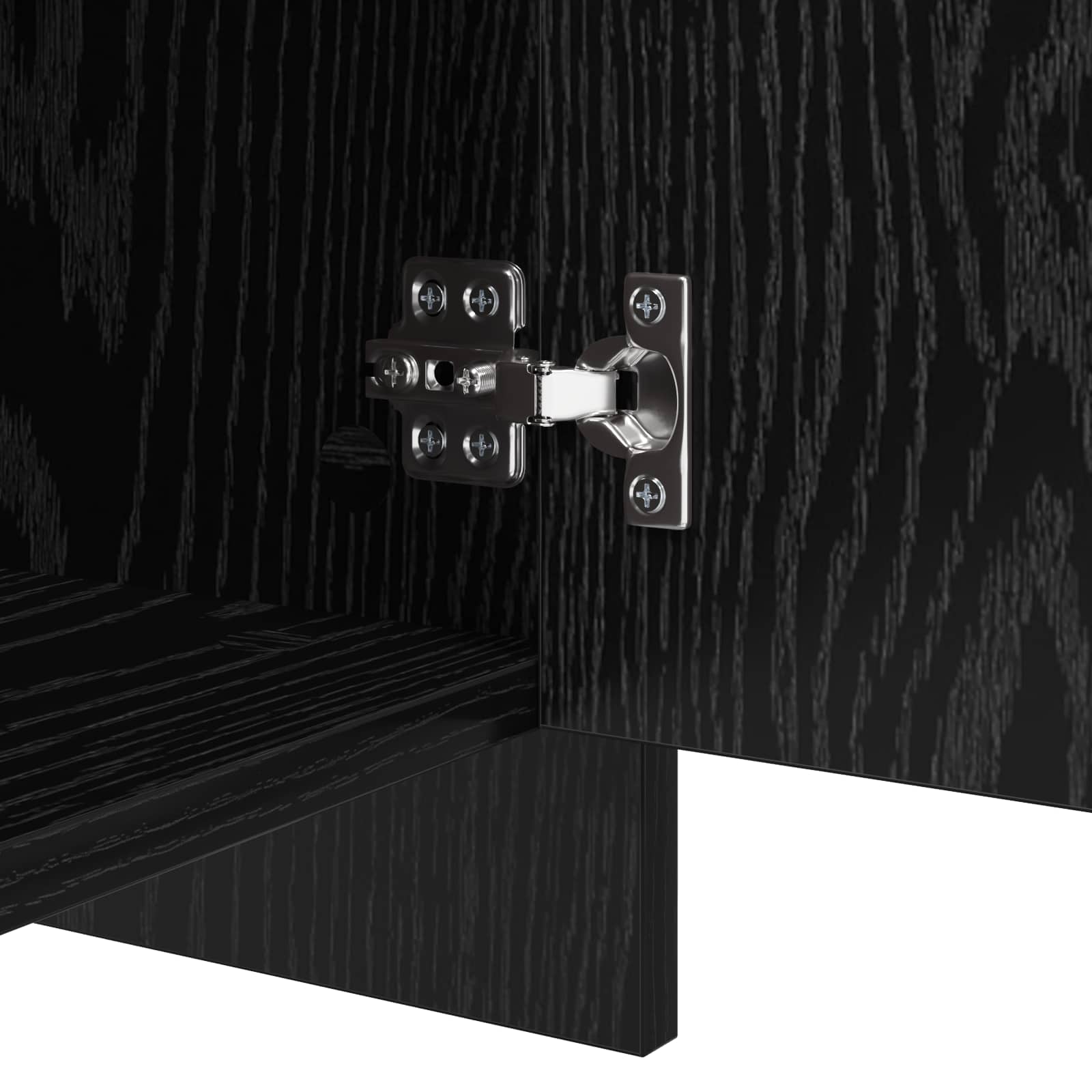 Széf 2 pcs fekete tölgy 70 x 41 x 75 cm faanyag