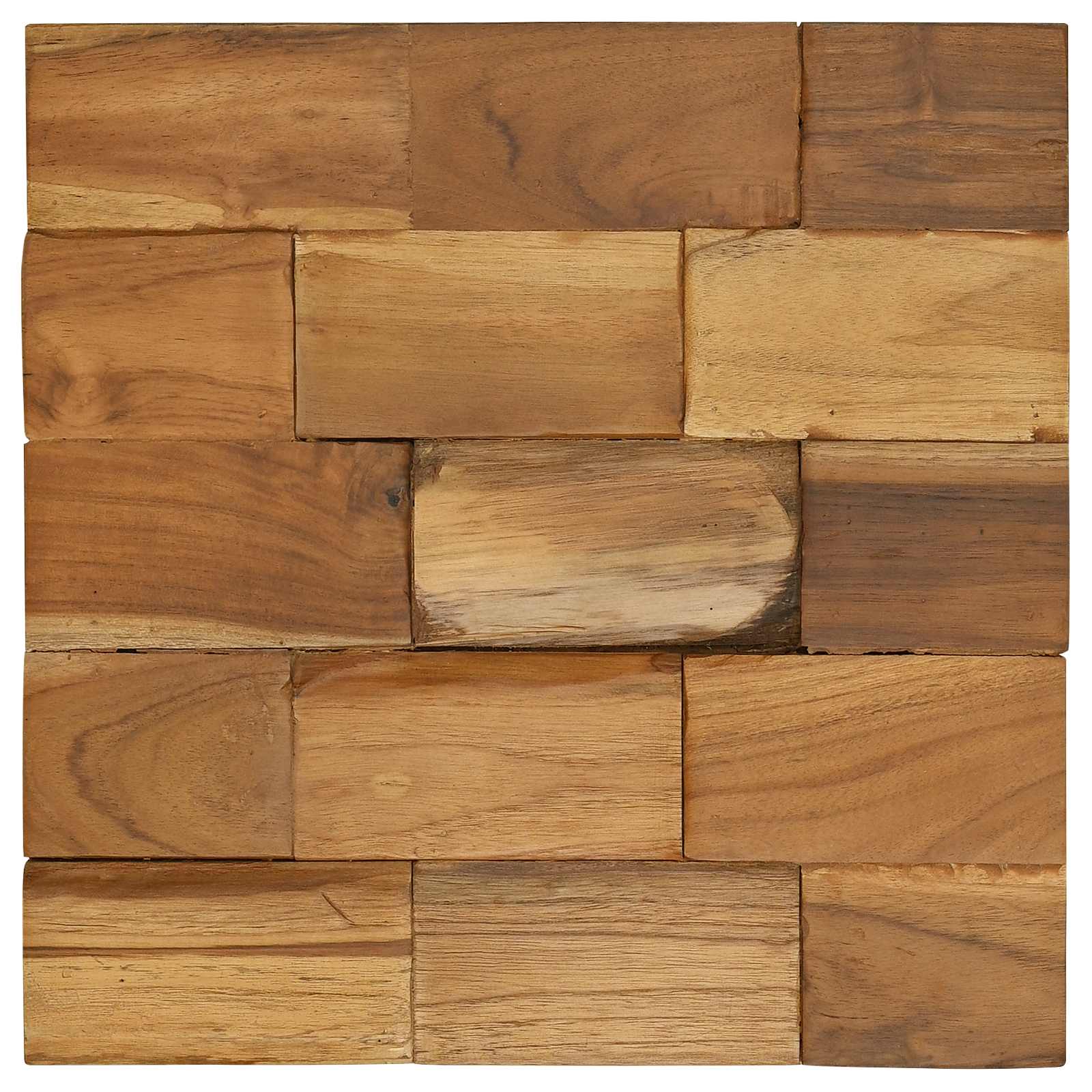 Tároló sztólsz tárolóval barna 40,5 x 39,5 x 45 cm tömör teakfa