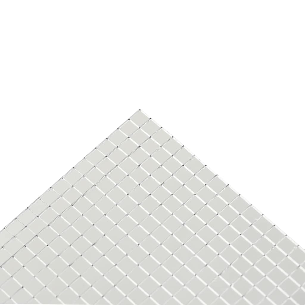 Tükör mozaik csempe geometrikus 3 pcs ezüst 30 x 30 cm üveg