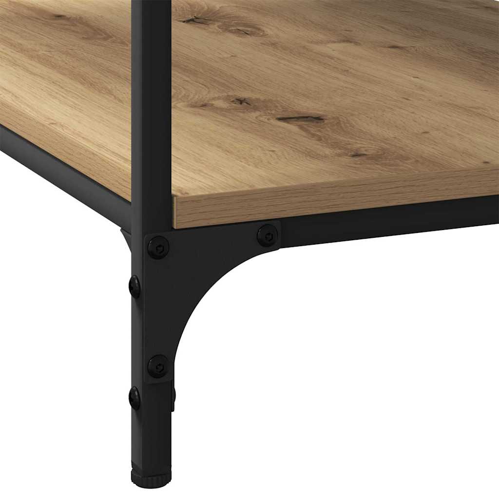 Dohányzóasztal kézműves tölgy 80 x 50 x 40 cm faanyag Dohányzóasztal kézműves tölgy 80 x 50 x 40 cm faanyag