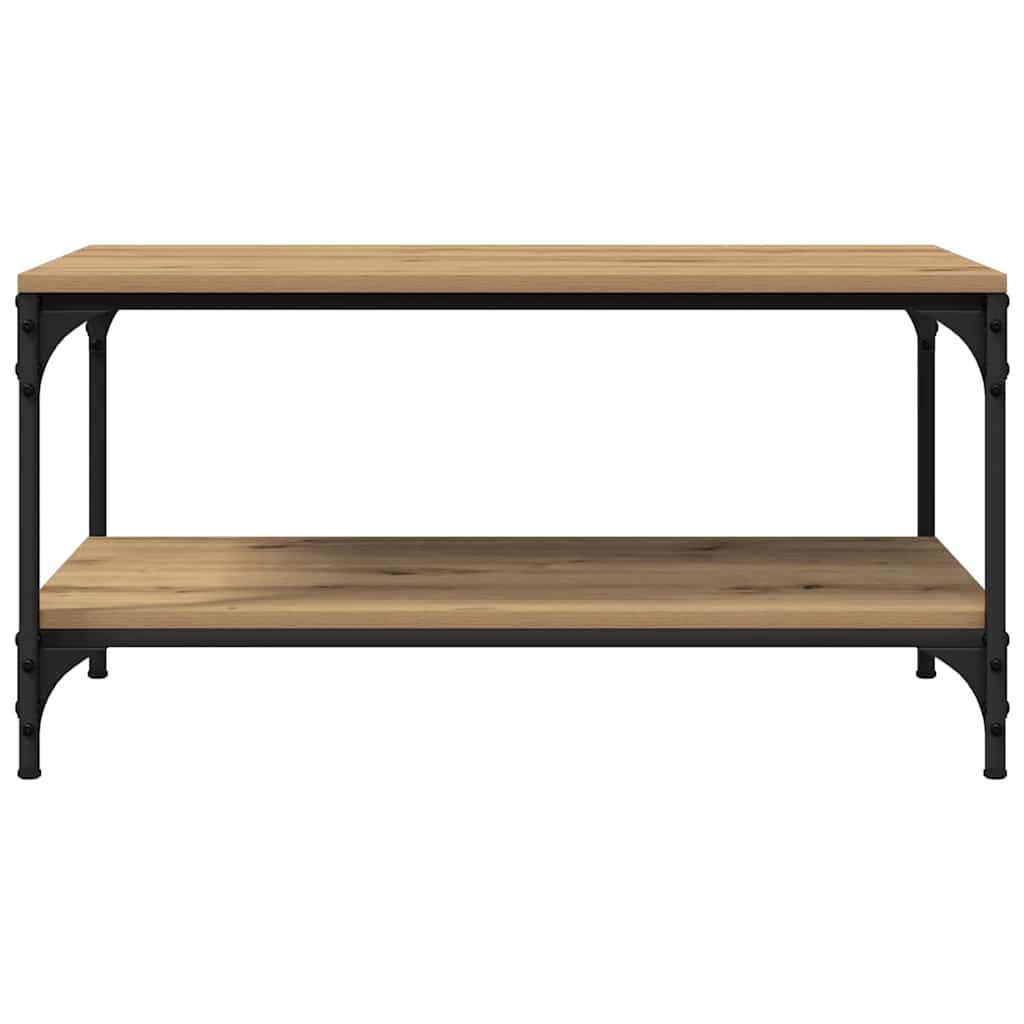 Dohányzóasztal kézműves tölgy 80 x 50 x 40 cm faanyag Dohányzóasztal kézműves tölgy 80 x 50 x 40 cm faanyag