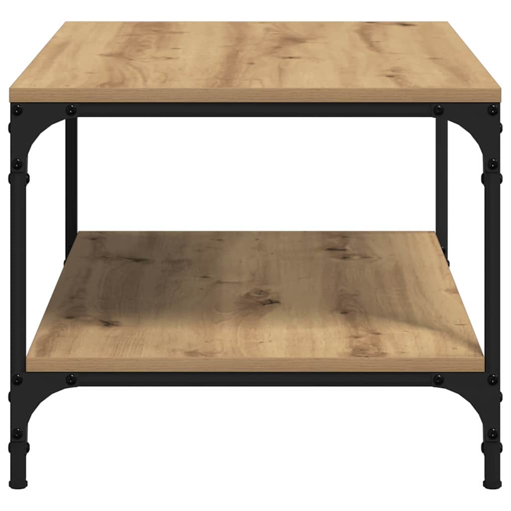 Dohányzóasztal kézműves tölgy 80 x 50 x 40 cm faanyag Dohányzóasztal kézműves tölgy 80 x 50 x 40 cm faanyag