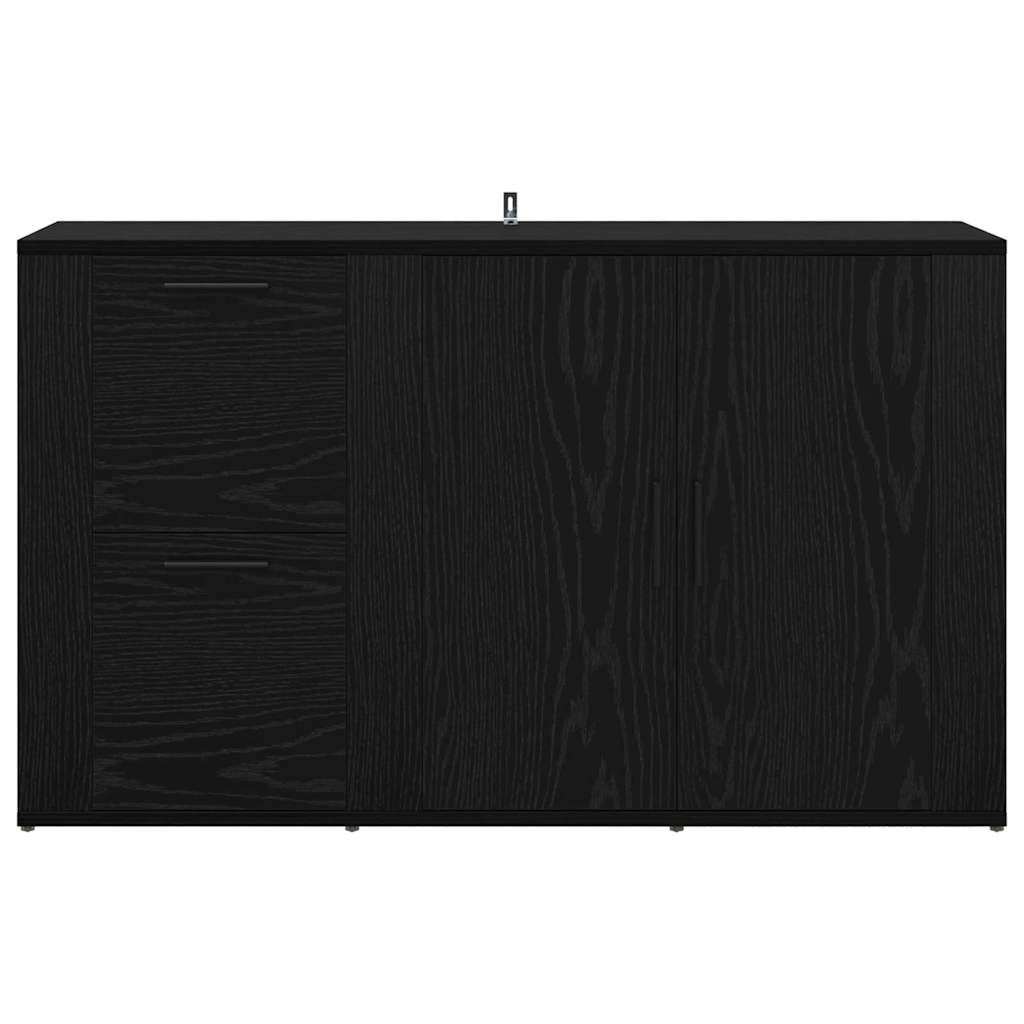 Fiókkal musta tammi 100 x 33 x 59,5 cm faanyag