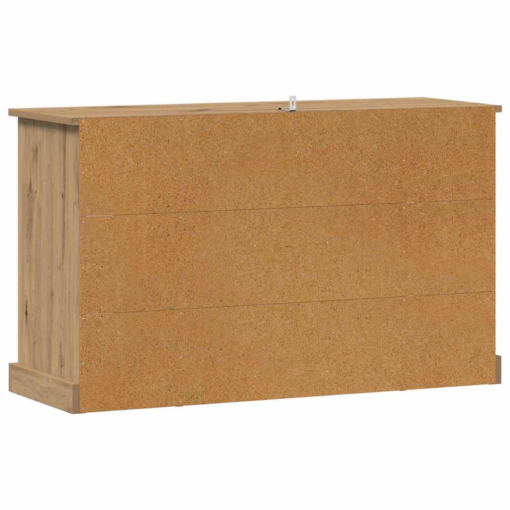 Széf artisan tölgy 100 x 35,5 x 60 cm faanyag