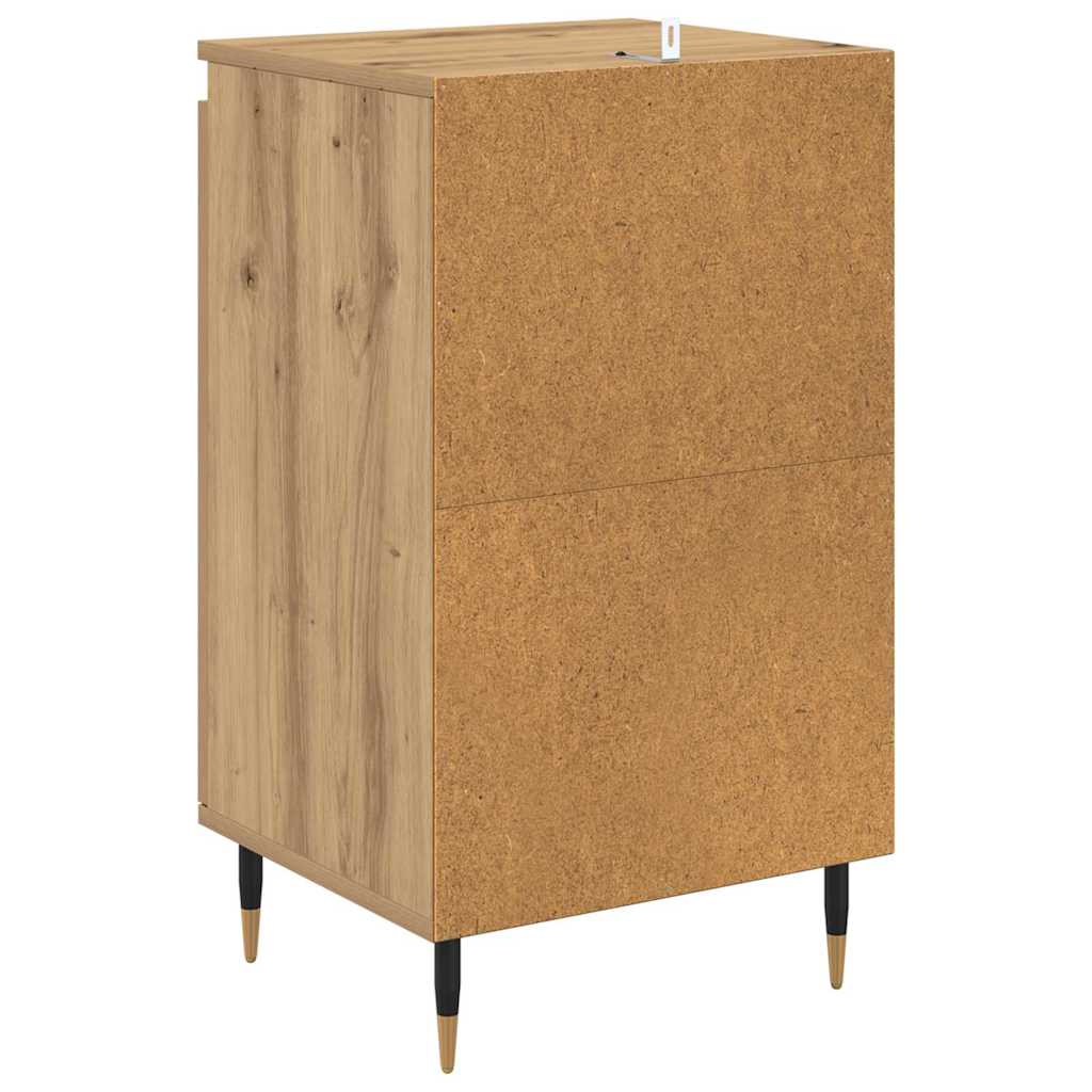Széf 2 pcs artisan tölgy 40 x 35 x 70 cm műszaki fa és vas