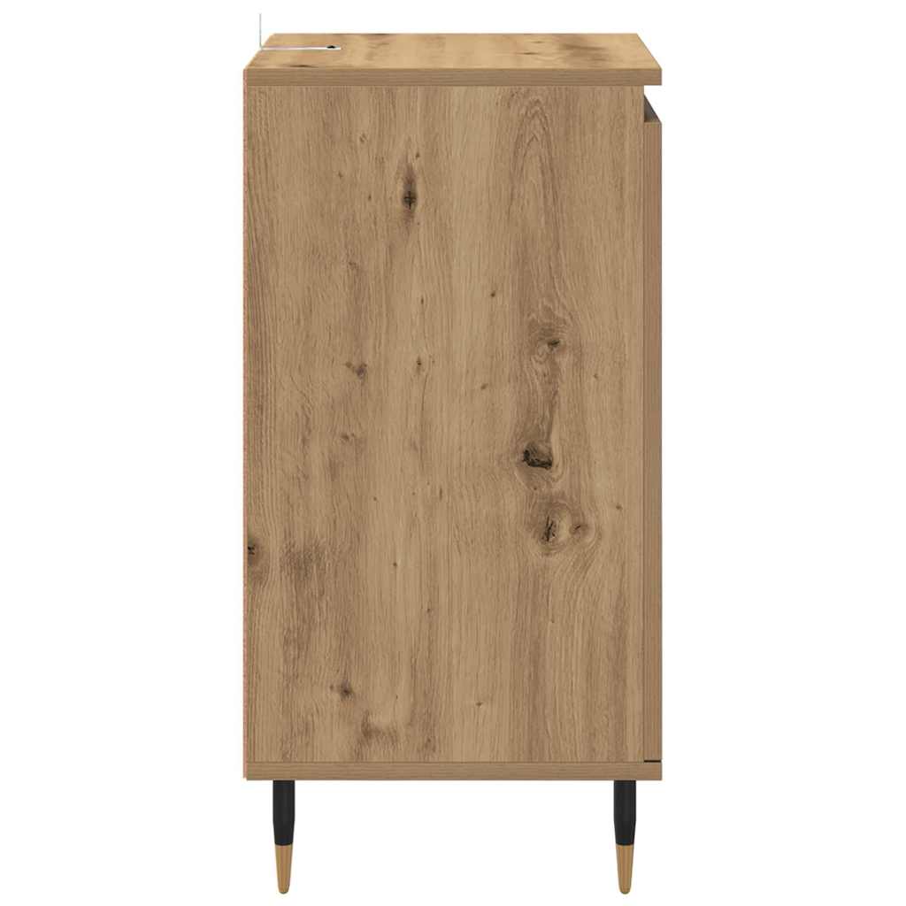 Széf 2 pcs artisan tölgy 40 x 35 x 70 cm műszaki fa és vas