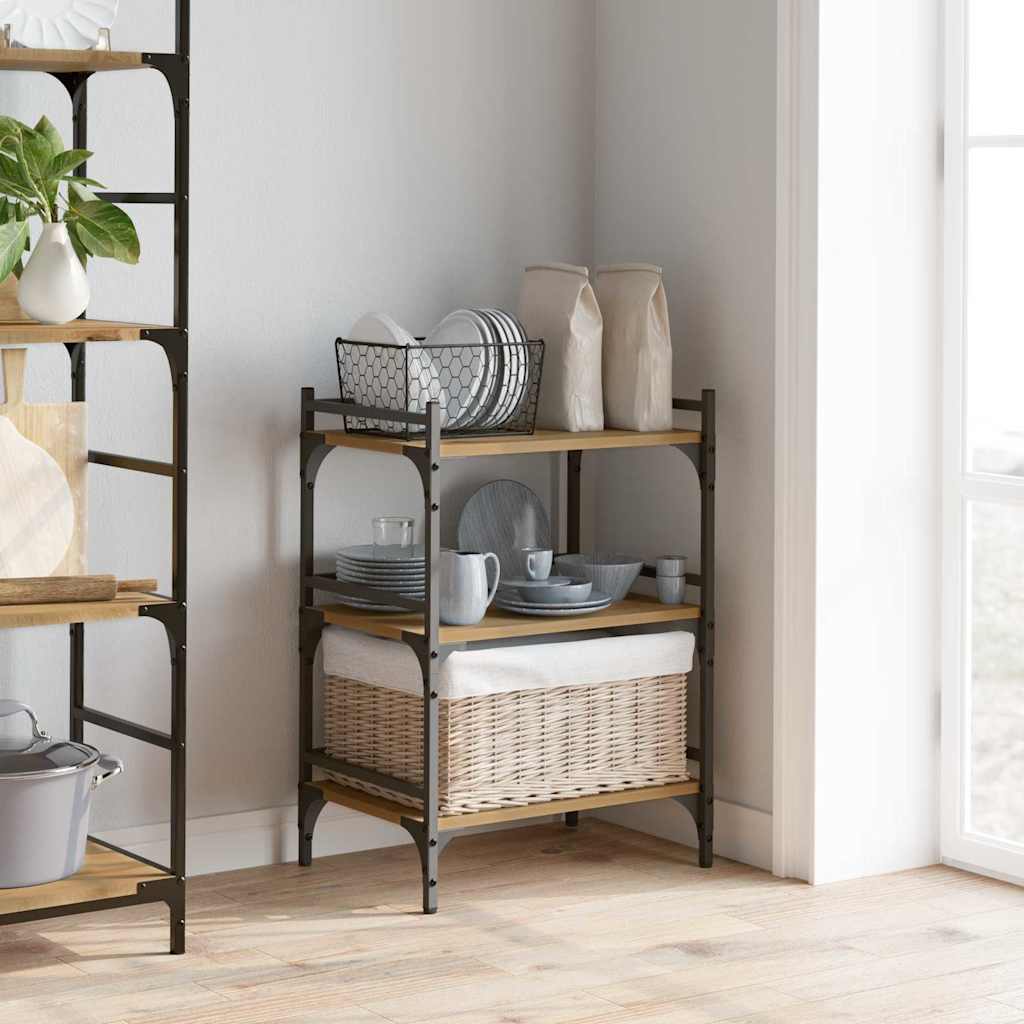 Konyhai kocsi artisan tölgy 50 x 35 x 75.5 cm faanyag