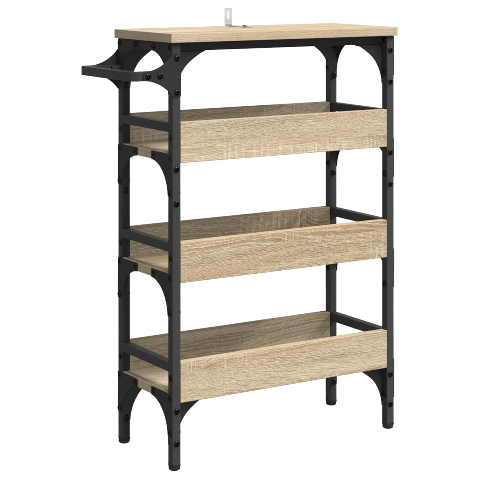 Konyhai kocsi sonoma tölgy 53 x 20 x 76 cm faanyag