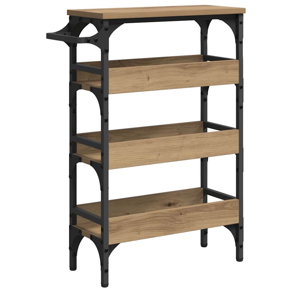 Konyhai kocsi artisan tölgy 53 x 20 x 76 cm faanyag