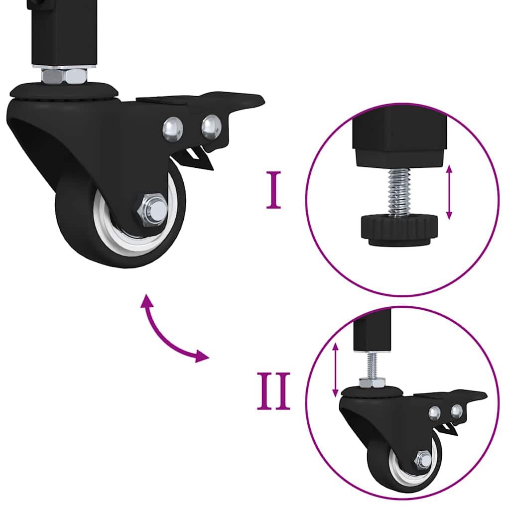 Konyhai kocsi öreg fa 60 x 41 x 80.5 cm faanyag
