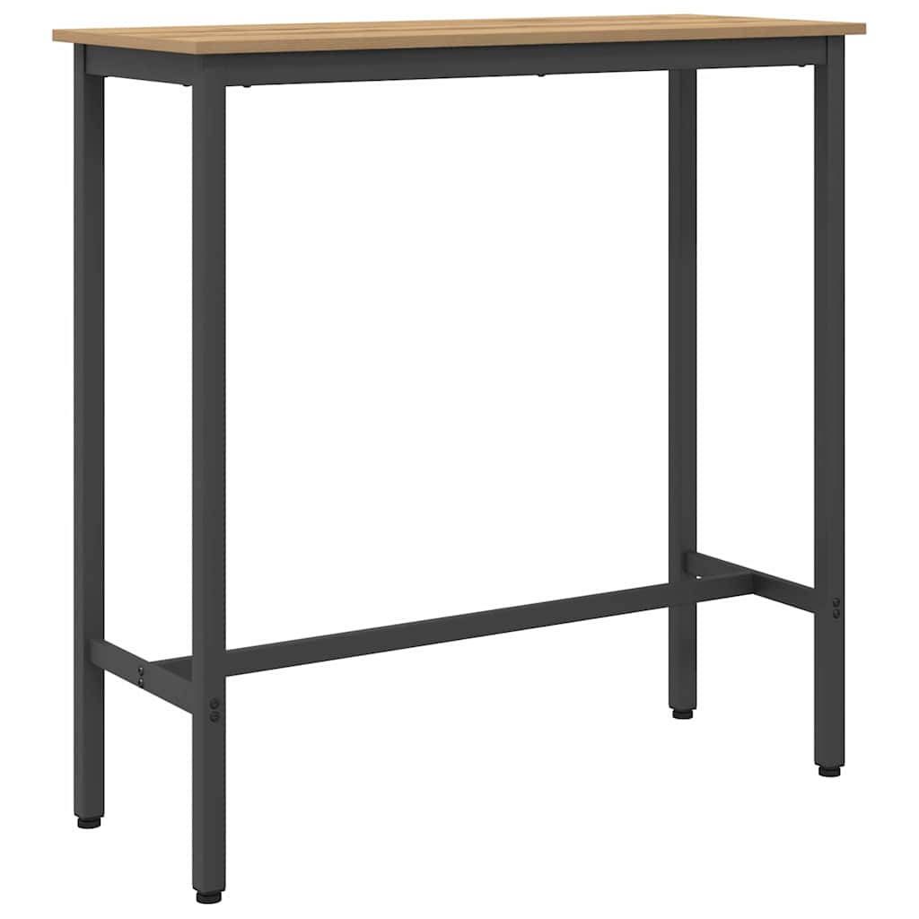 Asztal artisan tölgy 100 x 50 x 90,5 cm műszaki fa és acél