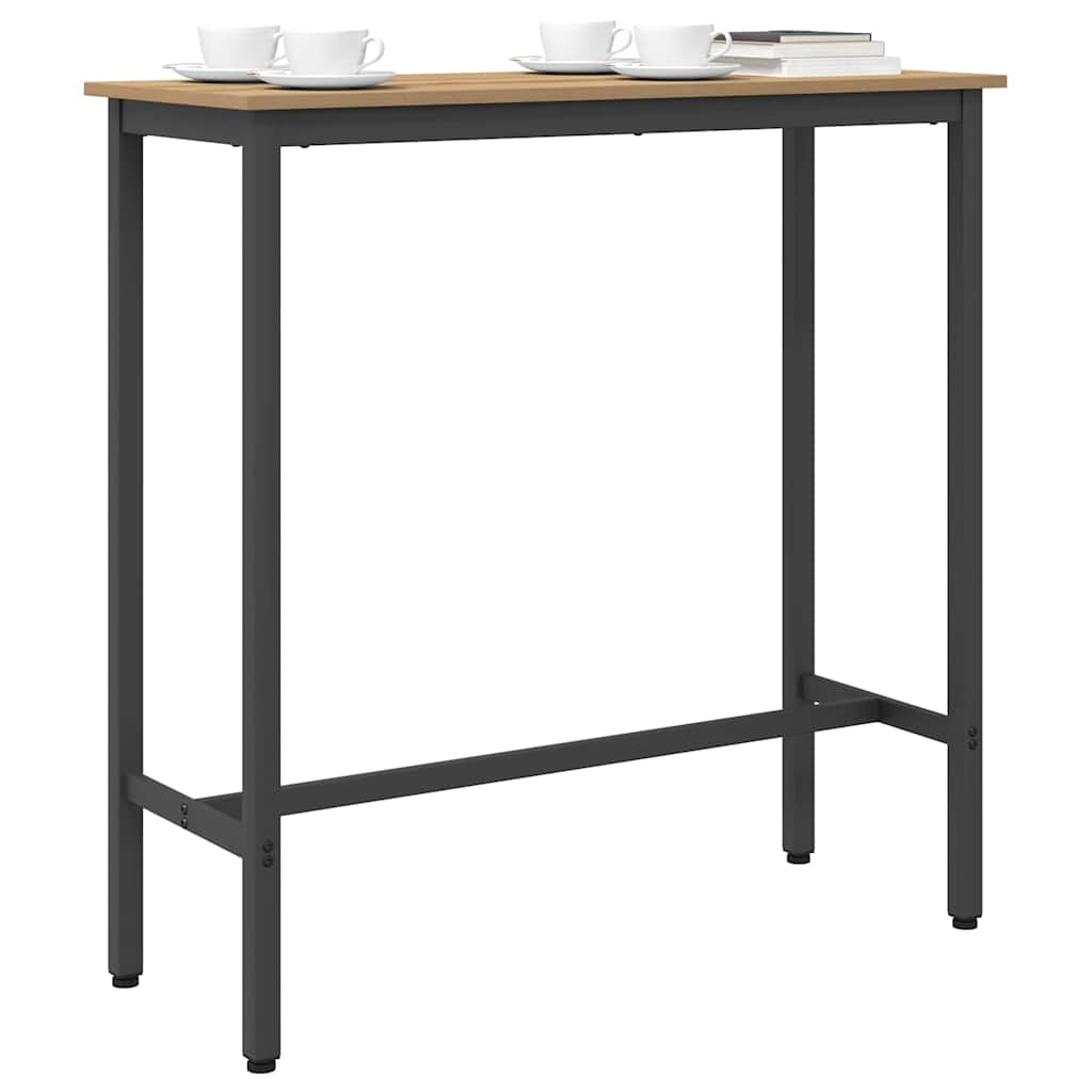 Asztal artisan tölgy 100 x 50 x 90,5 cm műszaki fa és acél