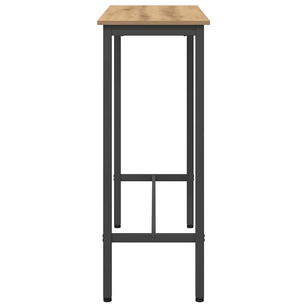 Asztal artisan tölgy 100 x 50 x 90,5 cm műszaki fa és acél