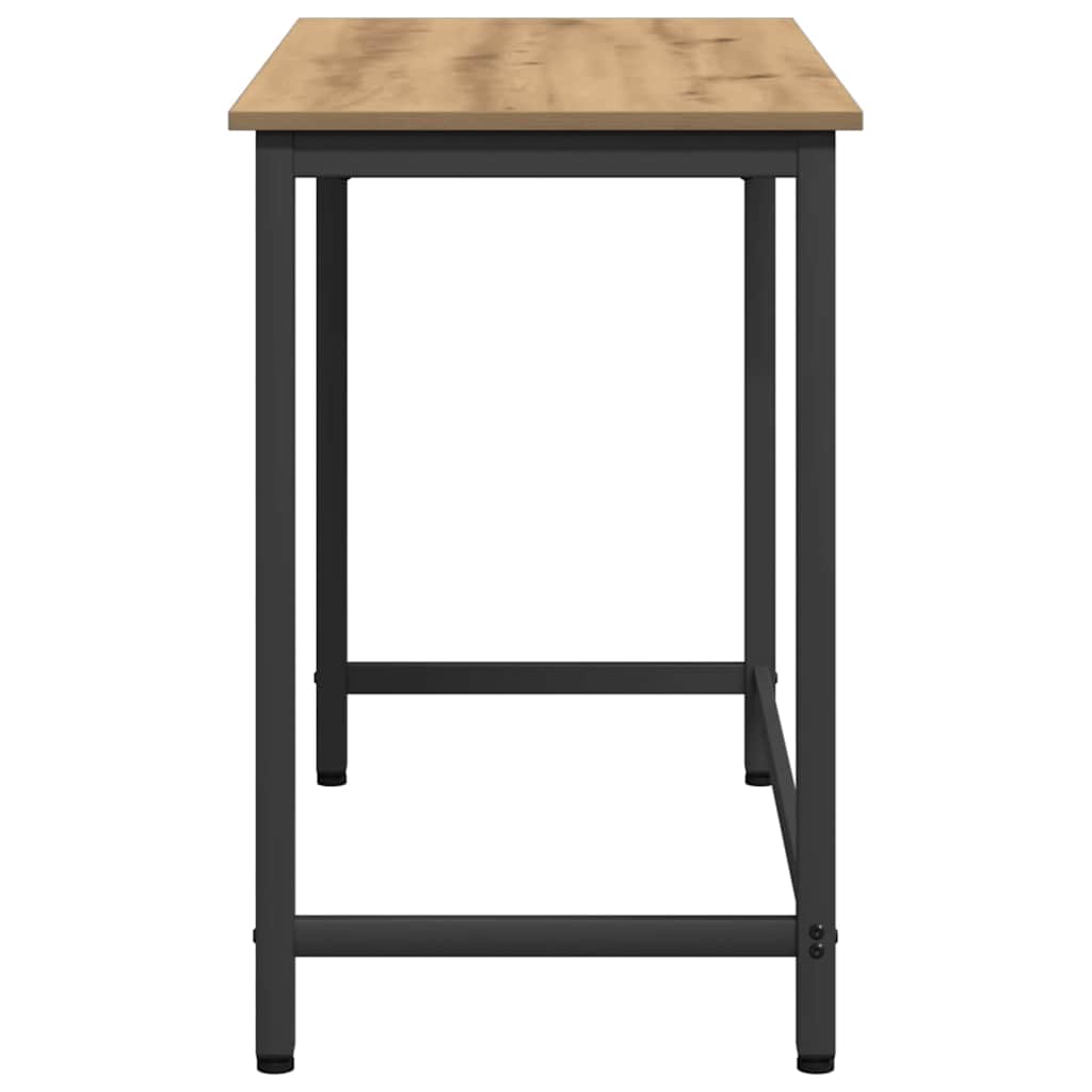 Asztal artisan tölgy 80 x 50 x 76,5 cm műszaki fa és acél