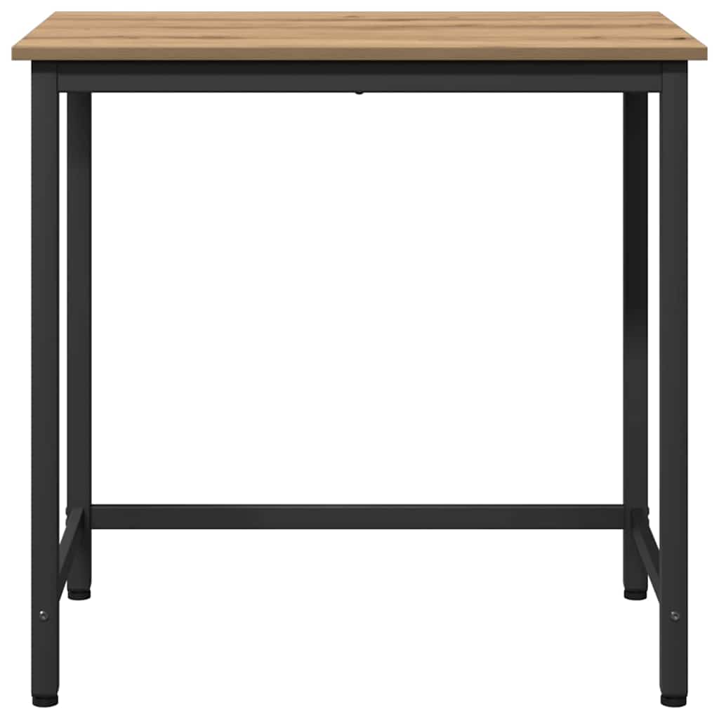 Asztal artisan tölgy 100 x 50 x 76,5 cm műszaki fa és acél