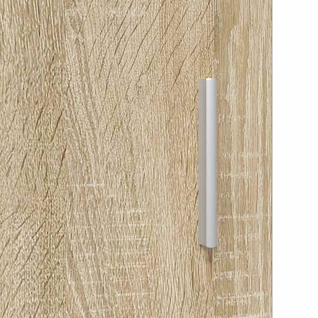 Fali szekrény polcokkal sonoma tölgy 55 x 29 x 100 cm faanyag