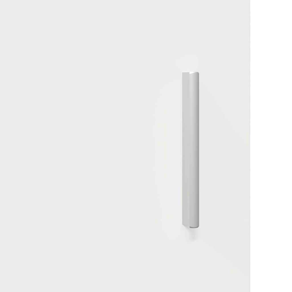 Fali szekrény ajtóval magasfényű fehér 55 x 29 x 100 cm faanyag