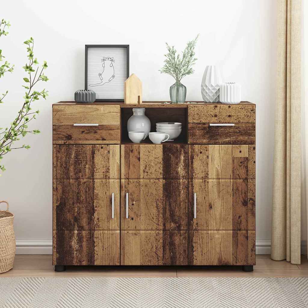 Széf fiókkal tárolóval régi fa 88.5 x 30.5 x 73 cm faanyag Széf fiókkal tárolóval régi fa 88.5 x 30.5 x 73 cm faanyag