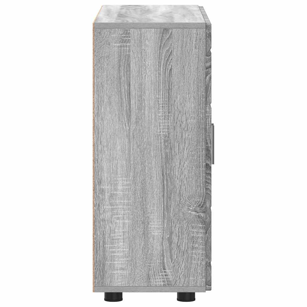 Széf polcokkal ajtóval szürke sonoma 55.5 x 29 x 100 cm faanyag