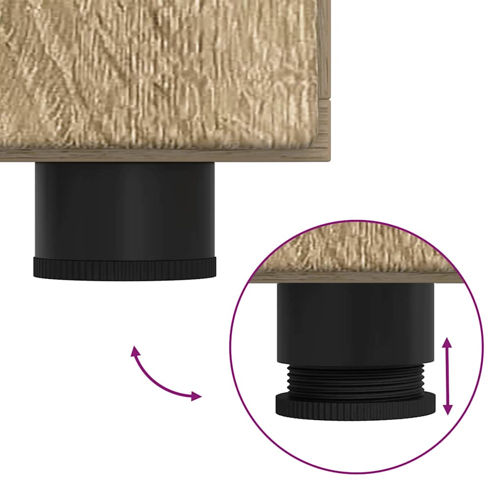 Széf polcokkal ajtóval sonoma tölgy 88,5 x 30,5 x 73 cm faanyag