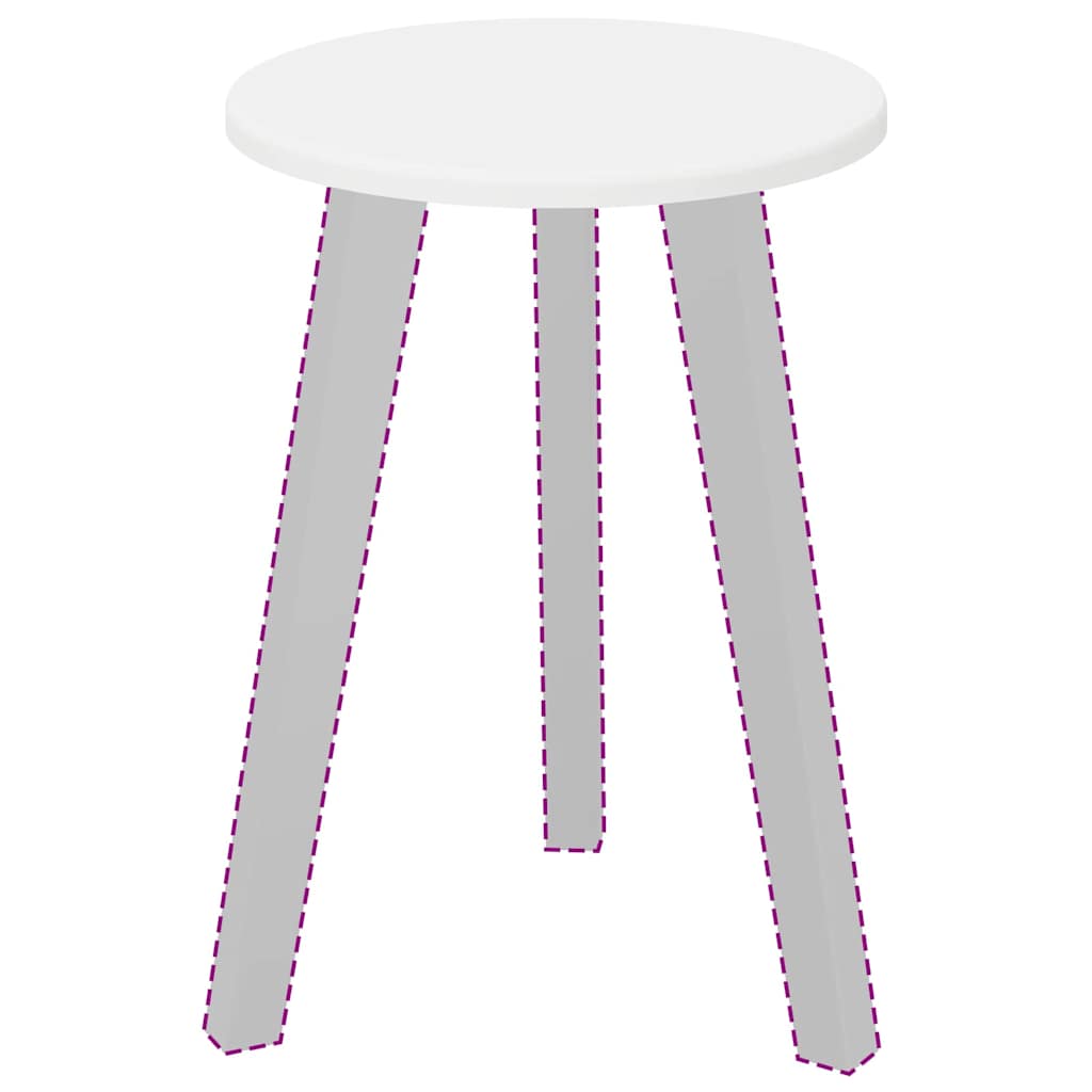 Asztallap fehér 30 x 30 x 1.5 cm faanyag