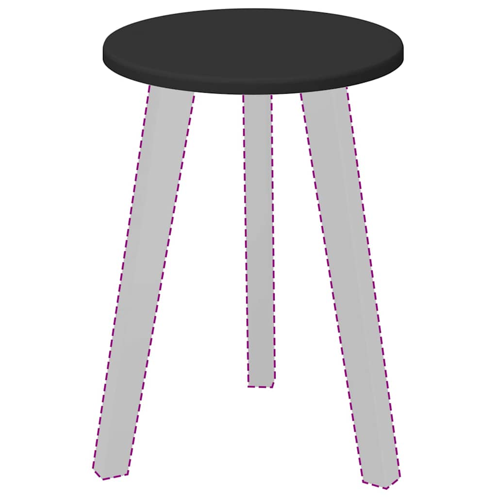 Asztallap fekete 30 x 30 x 1.5 cm faanyag