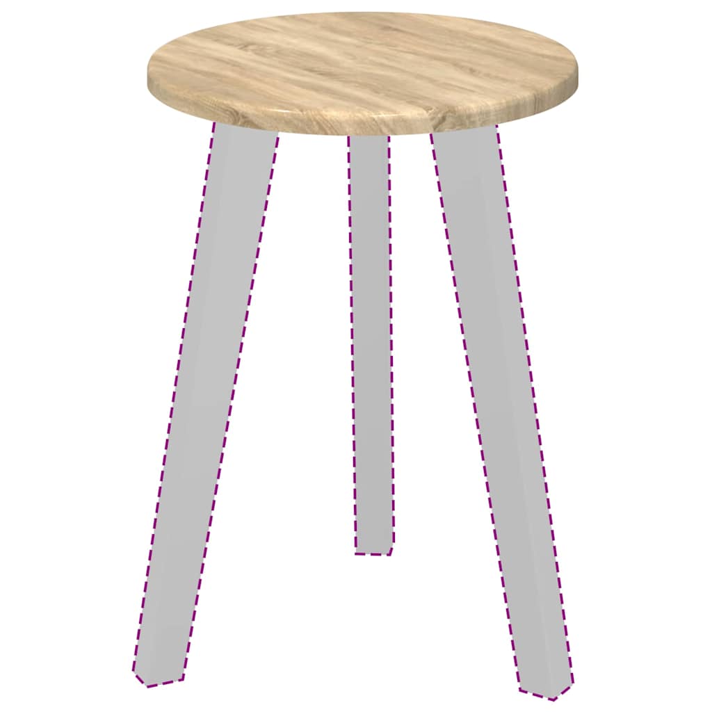 Asztallap sonoma tölgy 30 x 30 x 1.5 cm faanyag