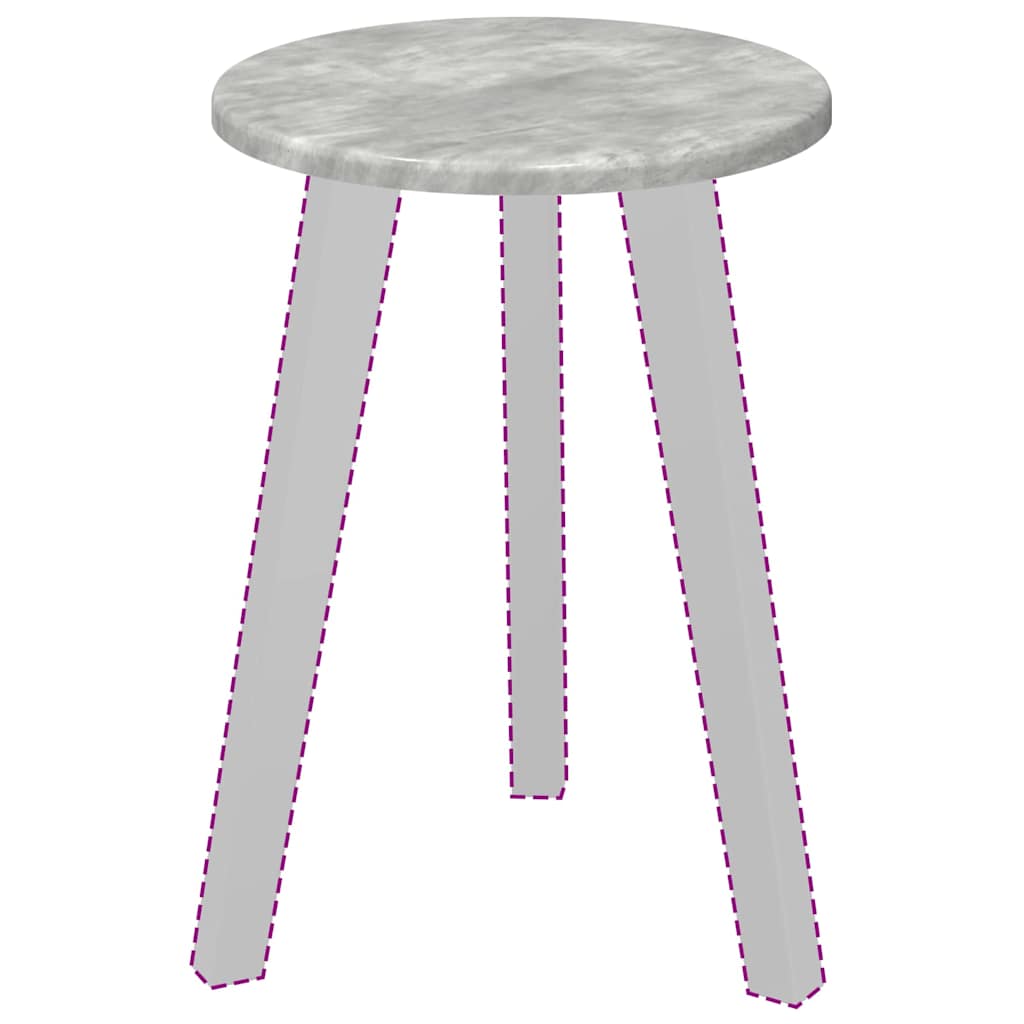 Asztallap beton szürke 30 x 30 x 1.5 cm faanyag